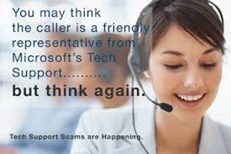 You may think this caller is a friendly support represntative from Microsoft...